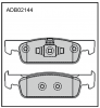 ALLIED NIPPON ADB02144 Колодки передние