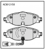 ALLIED NIPPON ADB12158 Колодки передние