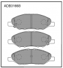 ALLIED NIPPON ADB31668 Колодки тормозные дисковые