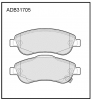 ALLIED NIPPON ADB31705 Колодки передние