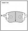 ALLIED NIPPON ADB31745 Колодки передние