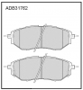 ALLIED NIPPON ADB31762 Колодки передние