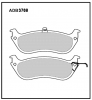 ALLIED NIPPON ADB3768 Тормозные колодки дисковые