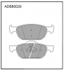 ALLIED NIPPON ADB80029 Тормозные колодки дисковые