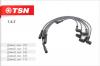 TSN 142 ПРОВОДА ЗАЖИГАНИЯ ВЫСОКОВОЛЬТНЫЕ (SILICONE HI-TEMP),комплект