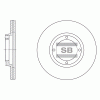 SANGSIN SD1001 Диск тормозной SD1001 (51712-24100, 51712-21350, 51712-21B00)