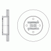 SANGSIN SD1004 Диск тормозной SANGSIN SD1004 HYUNDAI ACCENT пер