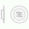 SANGSIN SD1021 Тормозной диск передний вентилируемый