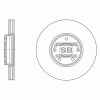 SANGSIN SD1023 Диск тормозной