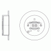 SANGSIN SD1024 Диск тормозной