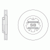 SANGSIN SD1029 Диск тормозной  (58129-4A000)