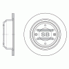 SANGSIN SD1032 Диск тормозной