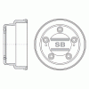 SANGSIN SD1033 Барабан тормозной