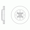 SANGSIN SD1034 Диск тормозной SD1034 (58129-44010)