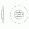 SANGSIN SD1053 Диск тормозной