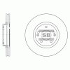 SANGSIN SD1055 Диск тормозной
