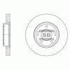 SANGSIN SD1056 Диск тормозной передний