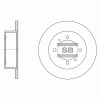 SANGSIN SD1064 Диск тормозной