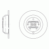 SANGSIN SD1072 Диск тормозной