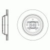 SANGSIN SD1134 Диск тормозной