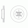 SANGSIN SD2005 Диск тормозной SD2005 (51712-2F000)