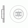 SANGSIN SD2057 Торм.диск зад.