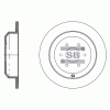 SANGSIN SD2066 Диск тормозной