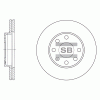 SANGSIN SD3004 Диск тормозной