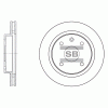 SANGSIN SD3009 Диск тормозной SD3009 (96328338, 96264591, 96264590, 96405820)