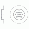 SANGSIN SD3028 Диск тормозной