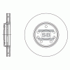 SANGSIN SD3057 Диск тормозной SD3057