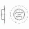 SANGSIN SD4111 Диск тормозной SD4111