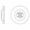 SANGSIN SD4309 Диск тормозной