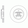 SANGSIN SD4315 Диск тормозной