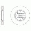 SANGSIN SD5003 Диск тормозной SD5003