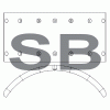 SANGSIN SL025 Накладка тормозная