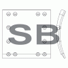 SANGSIN SL155 Накладка тормозная