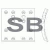 SANGSIN SL221 Накладка тормозная (AERO TOWN NEW)(R1)(CAM) SL221