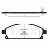 SANGSIN SP1365 Тормозные колодки дисковые SP1365