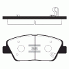SANGSIN SP1397 Колодки тормозные передние
