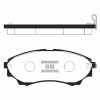 SANGSIN SP1479 SP1479SNS_=GDB3403=1151 00 колодки дисковые п./ Ford Ranger 2.5TDi, Mazda Serie B 2.5D/TD 02