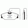 SANGSIN SP1483 Колодки тормозные RENAULT MEGANE I/MEGANE Scenic 97&gt;/LAGUNA 93&gt;01 передние
