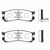 SANGSIN SP1528 Колодки тормозные задние SP1528
