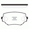 SANGSIN SP1535 Колодки тормозные передние SP1535