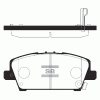 SANGSIN SP1569 Колодки тормозные HONDA CIVIC Hatchback 05- передние