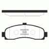 SANGSIN SP1586 Колодки тормозные NISSAN MICRA 1.0-1.5D 92-03 передние