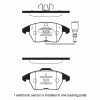 SANGSIN SP1692 Колодки тормозные передние