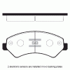 SANGSIN SP1716 Колодки тормозные передние