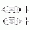 SANGSIN SP1765 SP1765_колодки дисковые передние/ Nissan Teana III 2.5 13&gt;