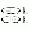 SANGSIN SP1783 SP1783_колодки дисковые задние\ Chevrolet TrailBlazer, Saab 9-7 4.2-5.3i 02&gt;